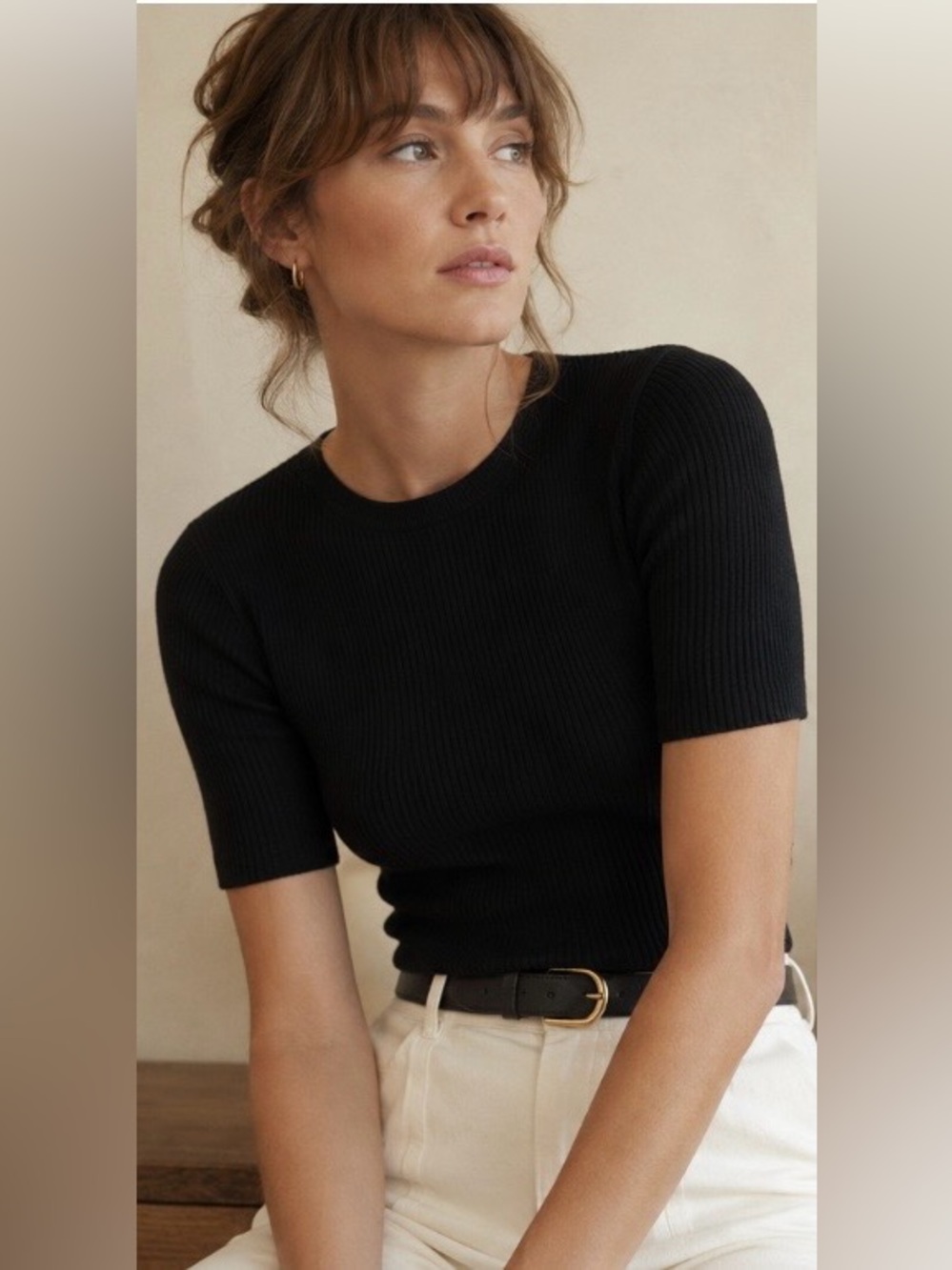 August Silk 100% silk fine knit sweater
